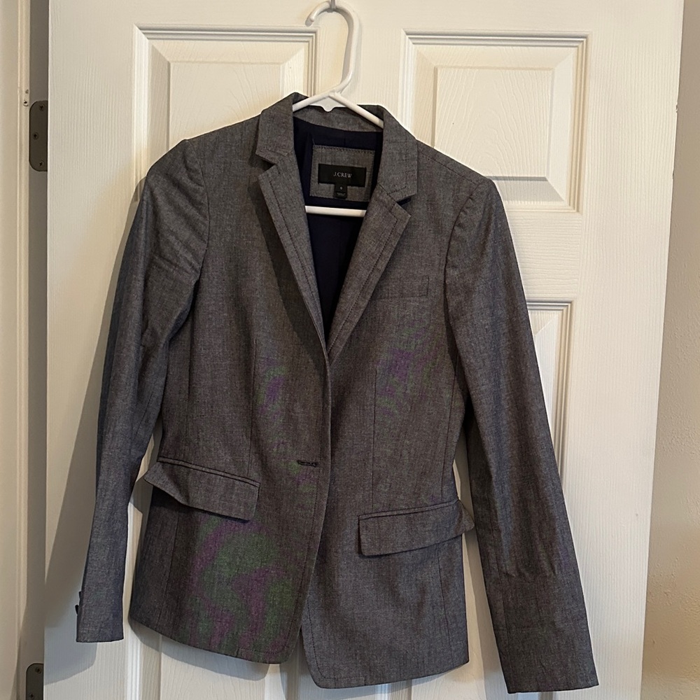 J. Crew Gray Women's Tailored Blazer
